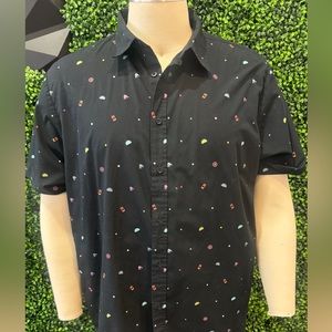 Men’s Taco Bell manager shirt short sleeve button down